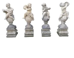 Discount Pamono Garden Stone Sculpture Cherubs, 1950s, Set of 4
