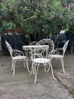 Hot Pamono Garden Table and Chairs, Set of 4