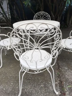 Hot Pamono Garden Table and Chairs, Set of 4