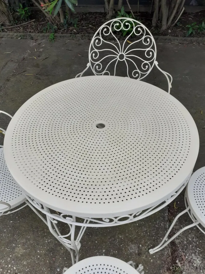 Hot Pamono Garden Table and Chairs, Set of 4