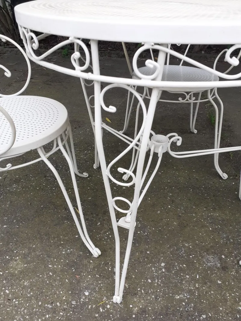 Hot Pamono Garden Table and Chairs, Set of 4