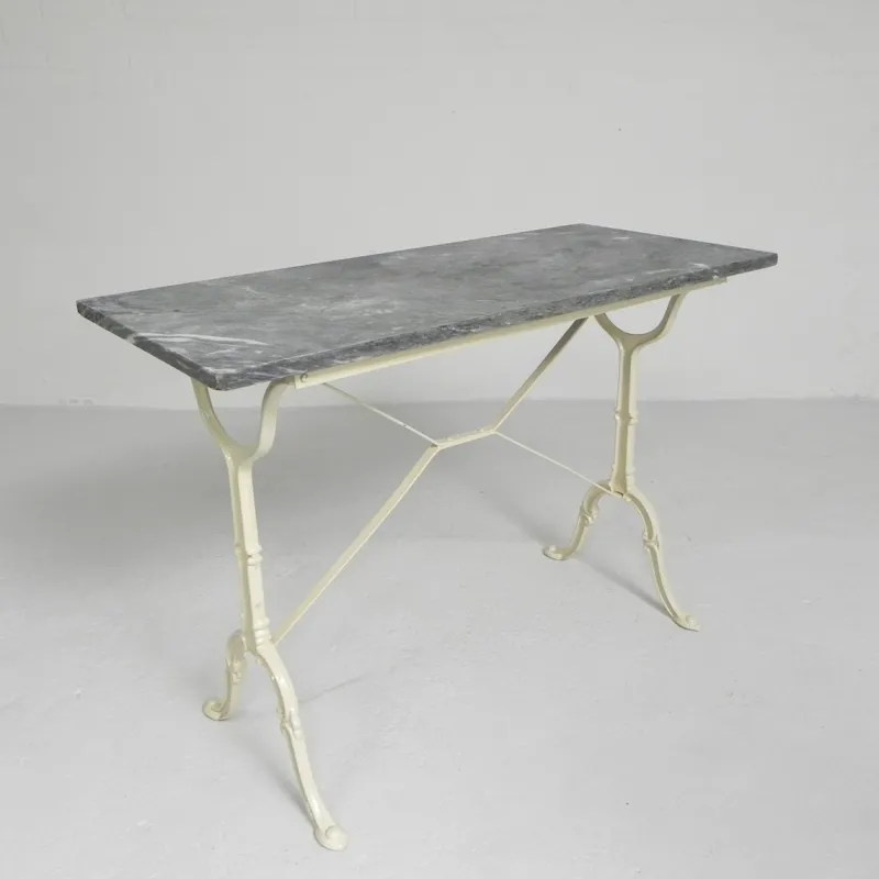 Hot Pamono Garden Table with Marble Top, 1950s