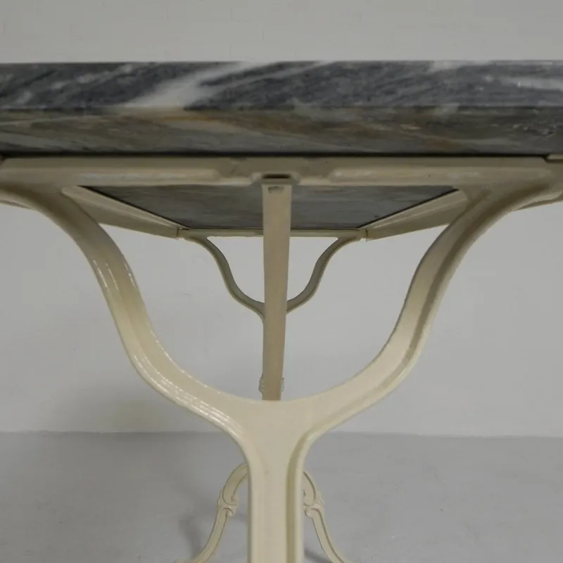 Hot Pamono Garden Table with Marble Top, 1950s