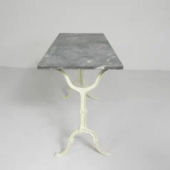 Hot Pamono Garden Table with Marble Top, 1950s