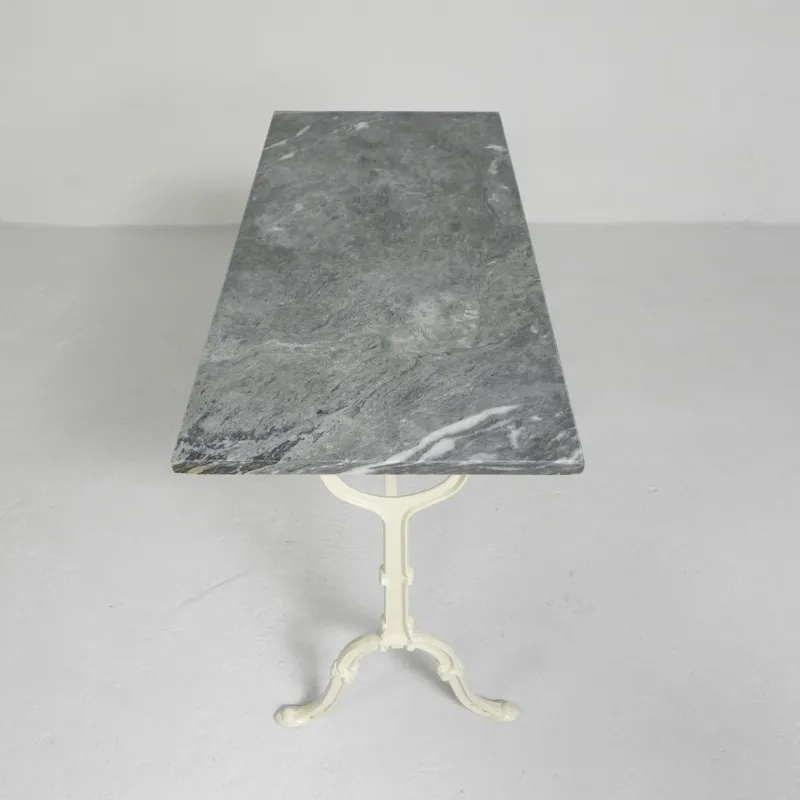 Hot Pamono Garden Table with Marble Top, 1950s