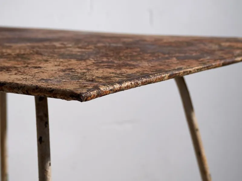 Pamono Garden Table with White Patina, 1920s> Garden Tables