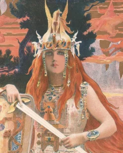 Discount Pamono Gaston Bussière, Brunnhild, 1898, Lithograph & Paper