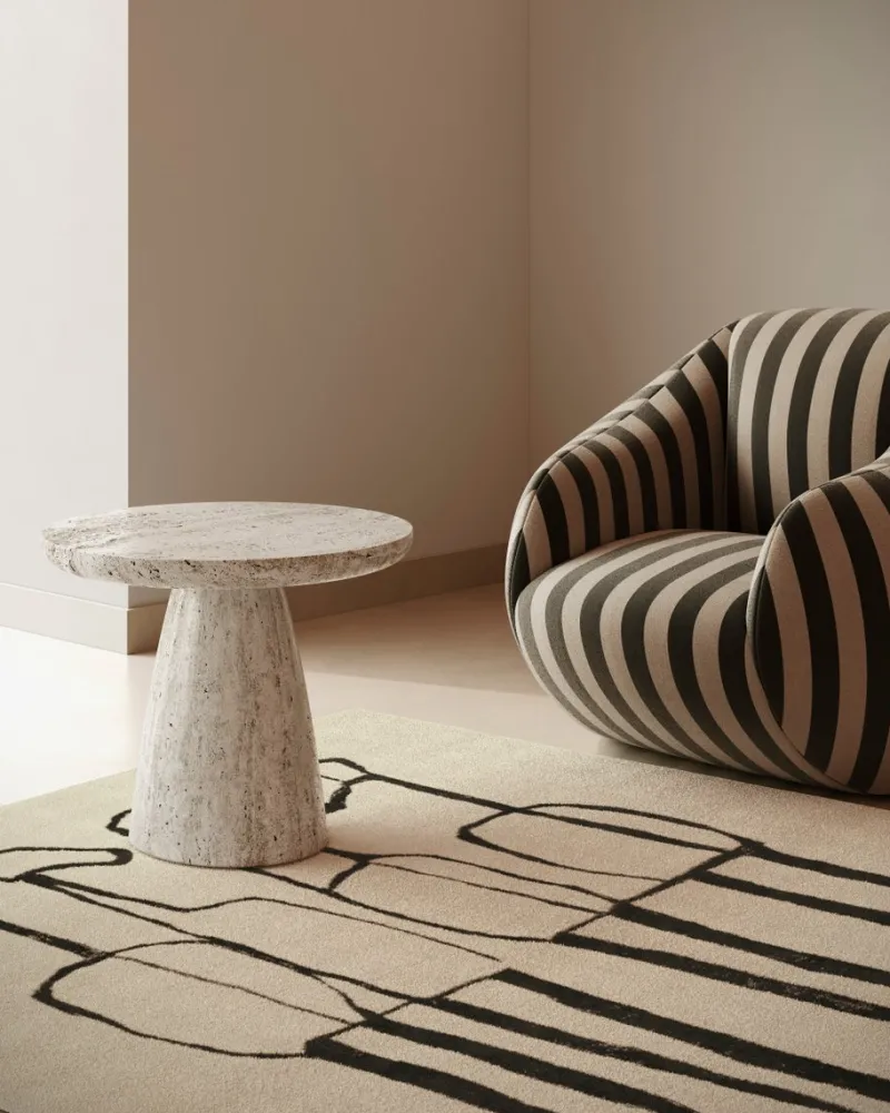 Pamono Gaya Armchair in Light Blue Velvet from Hommés Studio> Seating
