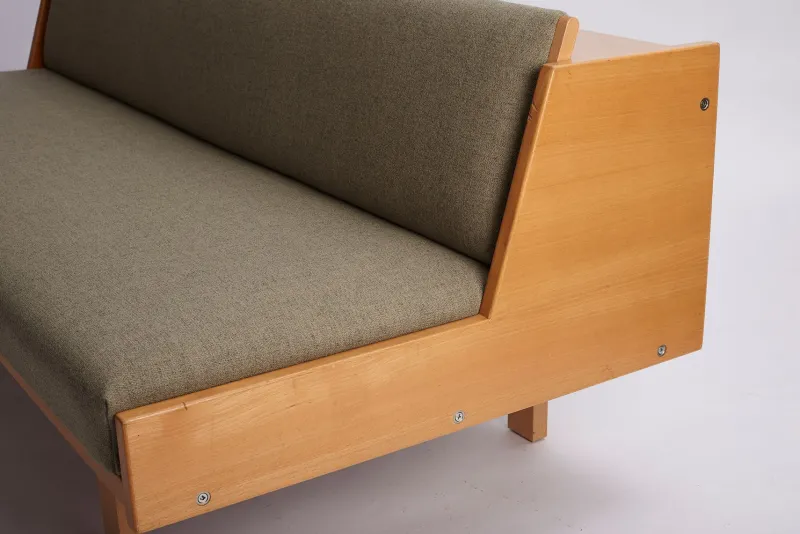 Pamono GE-258 Daybed by Hans J. Wegner for Getama, Denmark, 1950s> Daybeds & Chaises Lounges