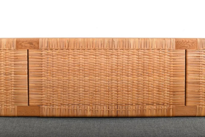 Pamono GE-258 Daybed in Oak and Cane by Hans J. Wegner for Getama, 1950s> Daybeds & Chaises Lounges