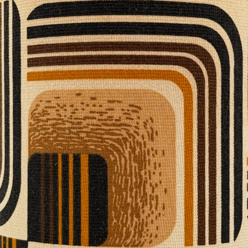 Online Pamono Geometric Fabric Table Lamp, 1970s