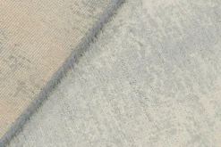 Pamono Geometric Ivory Blue Wool and Silk Runner from R&K Principal Jahanshah Nazmiyal><noscript><img width=
