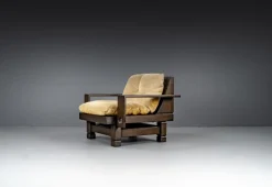 New Pamono Geometric Living Room Model St. Moritz by Klaus Rausch Furniture Co. for Architects and Designers, 1960s, Set of 7