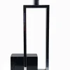 Pamono Geometric Metal and Marble Table Lamp from Benci Firenze, 1970s> Table Lamps