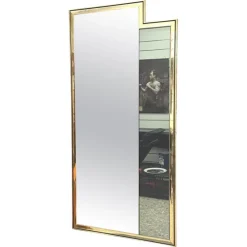 Pamono Geometric Mirror, Italy, 1970s> Mirrors