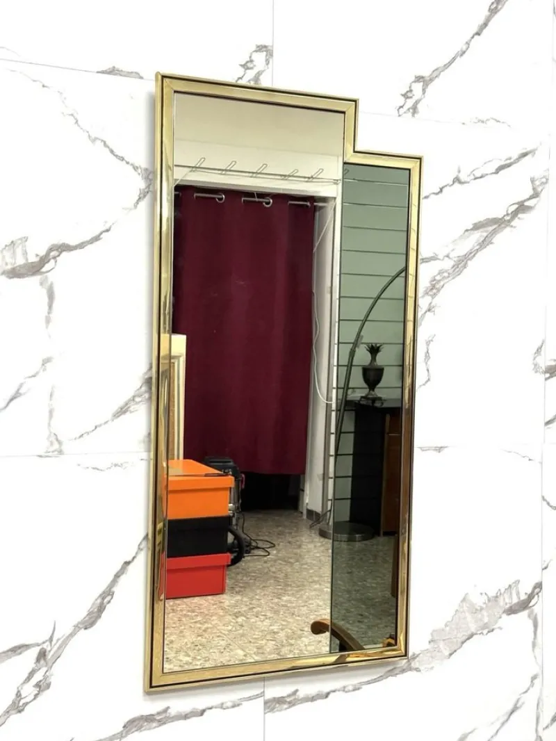 Pamono Geometric Mirror, Italy, 1970s> Mirrors