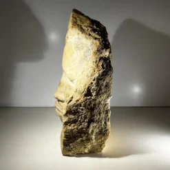 Pamono Georg Glaser, Woman's Face Sculpture, 1980s, Marble><noscript><img width=