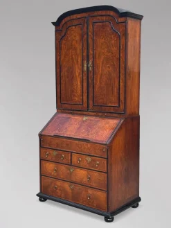 New Pamono George I Walnut Bureau Bookcase, 1720s