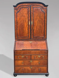 New Pamono George I Walnut Bureau Bookcase, 1720s