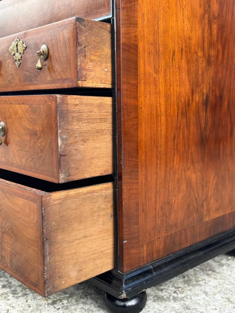 New Pamono George I Walnut Bureau Bookcase, 1720s