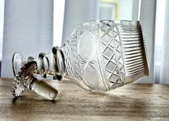 Pamono George III Anglo-Irish Crystal Cut Glass Decanter, 1825><noscript><img width=