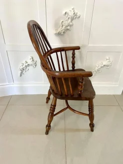 Pamono George III Childs Yew Wood Windsor Chair, 1800s><noscript><img width=