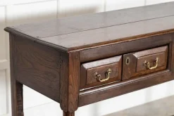 Pamono George III English Vernacular Oak Dresser Base, 1800> Dressers, Commodes & Chests