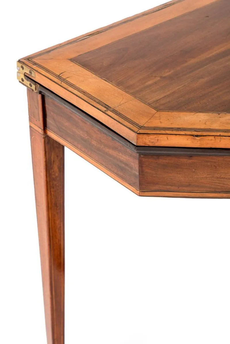 Discount Pamono George III Mahogany Card Table