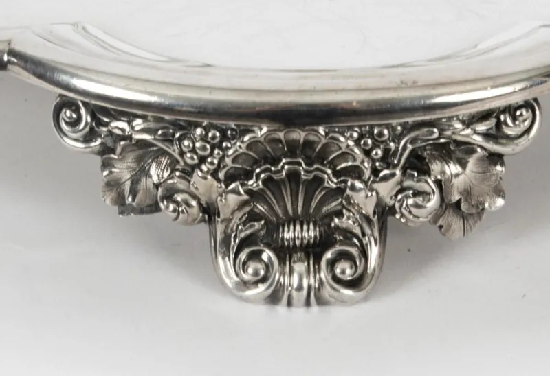Pamono George III Sterling Silver Salver by Paul Storr, 1811> Serving Dishes