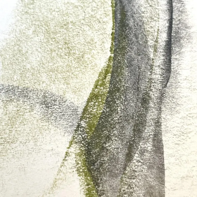 Clearance Pamono Georges (géo) De Vlamynck, Nu de Femme, Charcoal Ink Chalk on Wet Paper