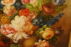 Pamono Georgian Artist, Still Life with Flowers, Oil Painting, Framed><noscript><img width=