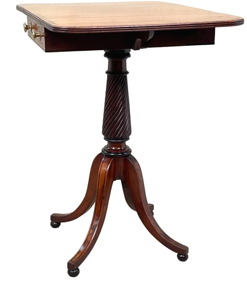 Pamono Georgian Baby Pembroke Table in Mahogany, 1800> Coffee & Side Tables