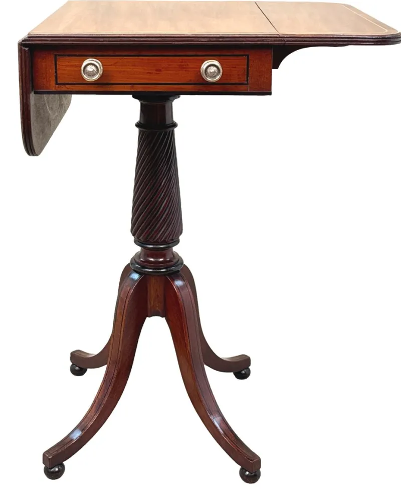 Pamono Georgian Baby Pembroke Table in Mahogany, 1800> Coffee & Side Tables