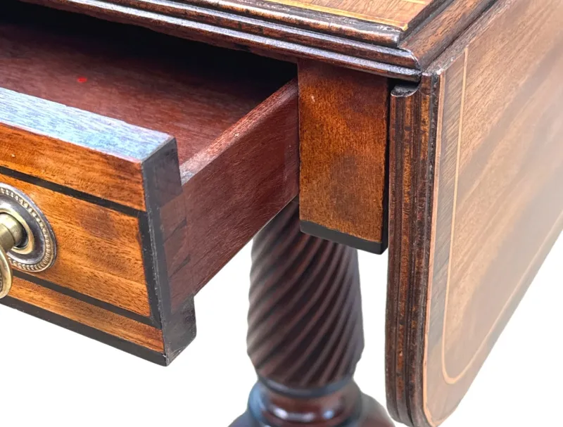 Pamono Georgian Baby Pembroke Table in Mahogany, 1800> Coffee & Side Tables