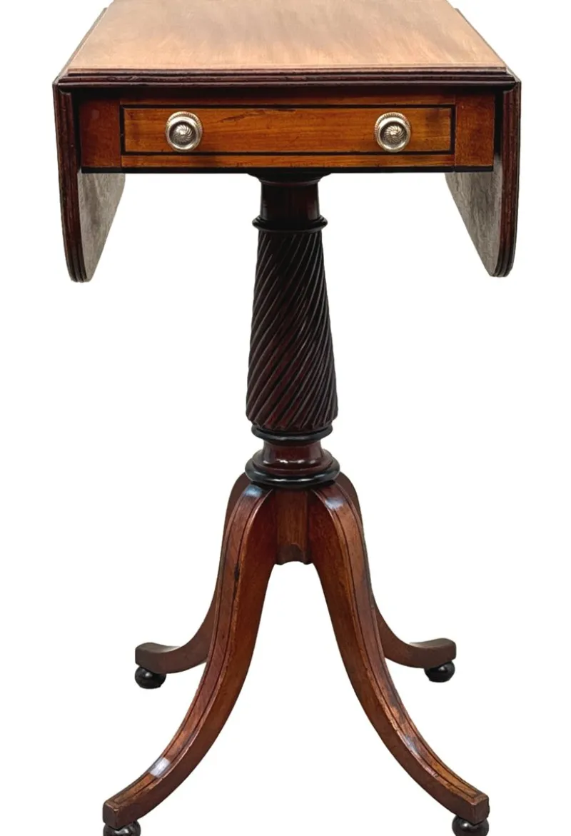 Pamono Georgian Baby Pembroke Table in Mahogany, 1800> Coffee & Side Tables