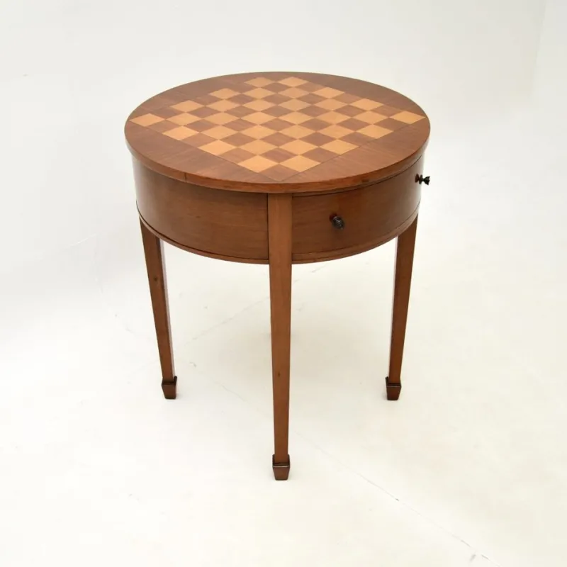 Best Pamono Georgian Chess Table, 1950s
