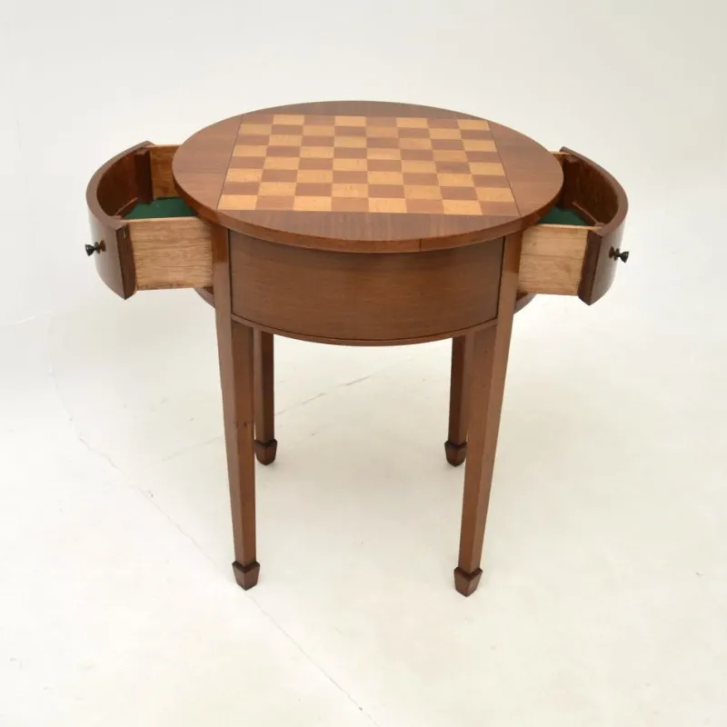 Best Pamono Georgian Chess Table, 1950s