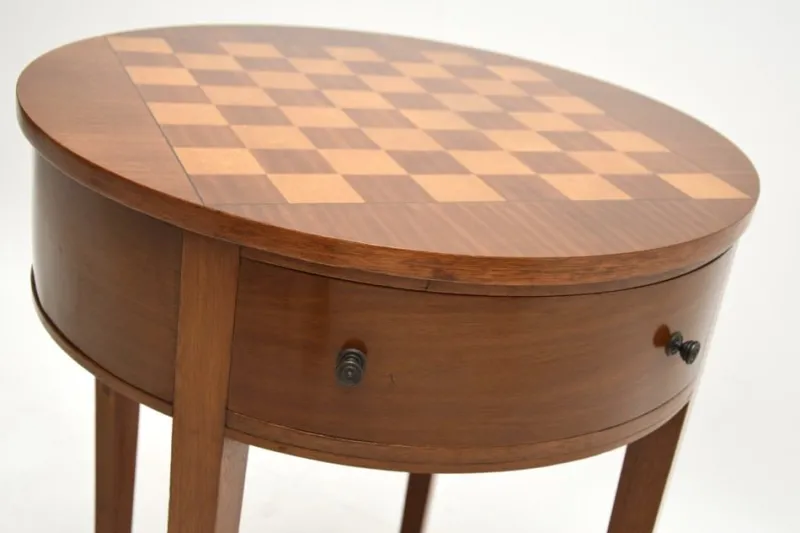Best Pamono Georgian Chess Table, 1950s
