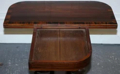 Pamono Georgian Folding Games Table with Brass Castors><noscript><img width=