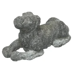 Hot Pamono Georgian Lead Hound Dig Sculpture, 1760