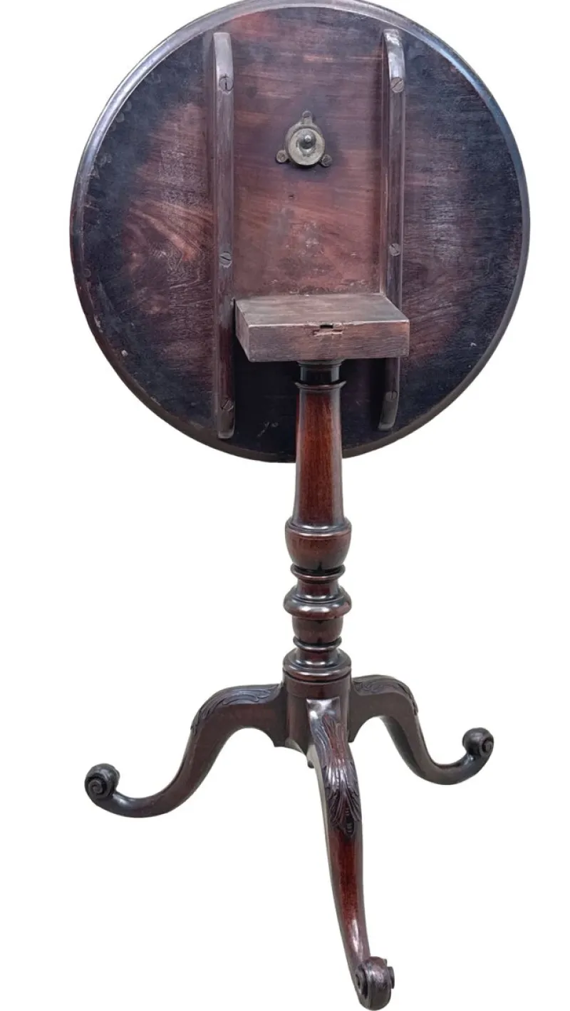 Pamono Georgian Mahogany Wine Table, 1760> Coffee & Side Tables