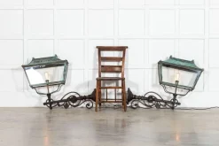 Pamono Georgian Verdigris Lanterns, 1800, Set of 2