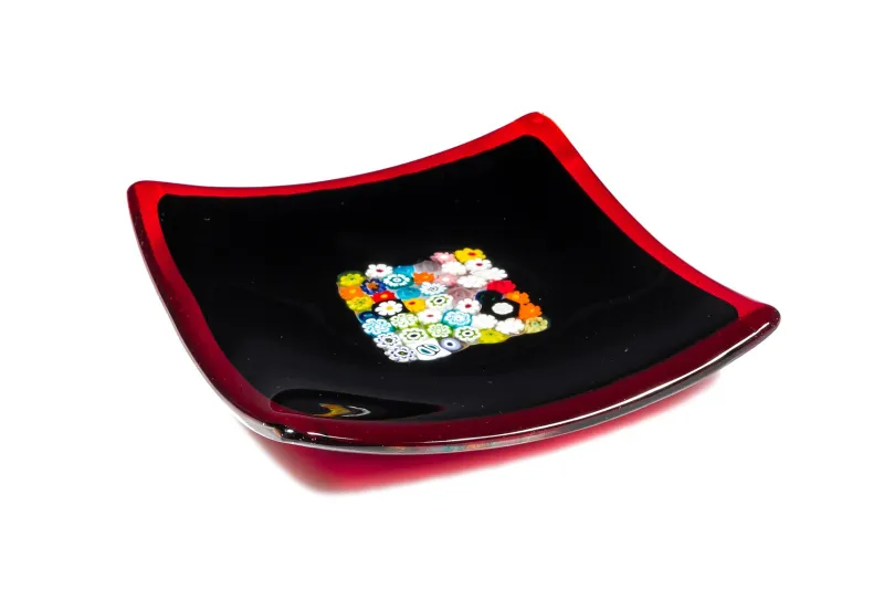 Sale Pamono Geox Q20 Murano Glass Plate by Stefano Birello for VeVe Glass, 2019
