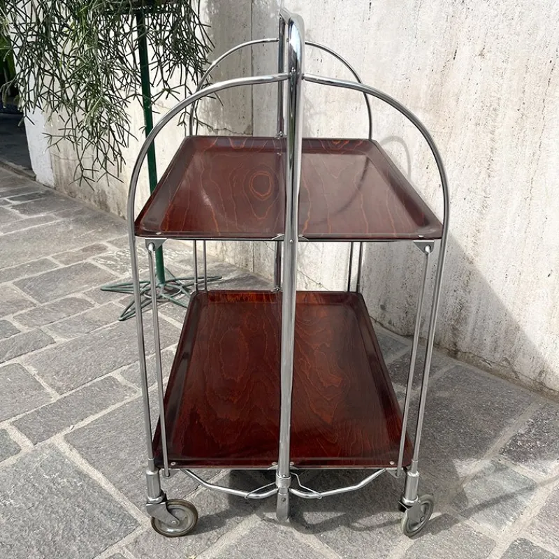 Pamono Gerlinol Folding Trolley, Germany, 1960s> Serving Bar Carts & Trolleys