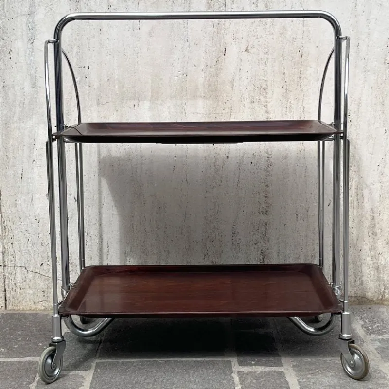 Pamono Gerlinol Folding Trolley, Germany, 1960s> Serving Bar Carts & Trolleys