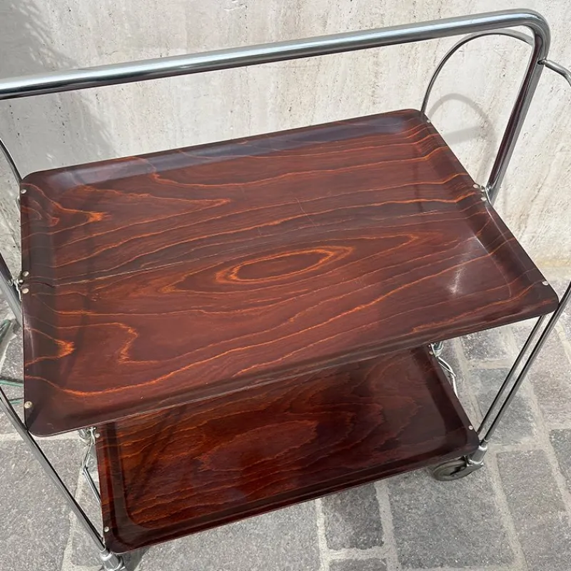 Pamono Gerlinol Folding Trolley, Germany, 1960s> Serving Bar Carts & Trolleys