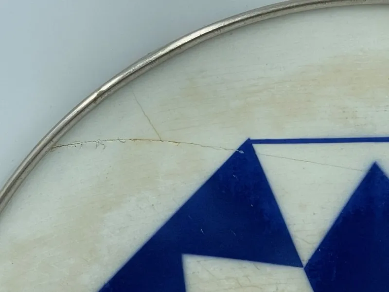Pamono German Art Deco Ceramic Round Serving Tray, 1940s> Trays