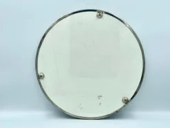 Pamono German Art Deco Ceramic Round Serving Tray, 1940s><noscript><img width=