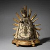 Pamono German Artist, Baroque Figure of the Madonna, 18th Century, Wax> Sculpture