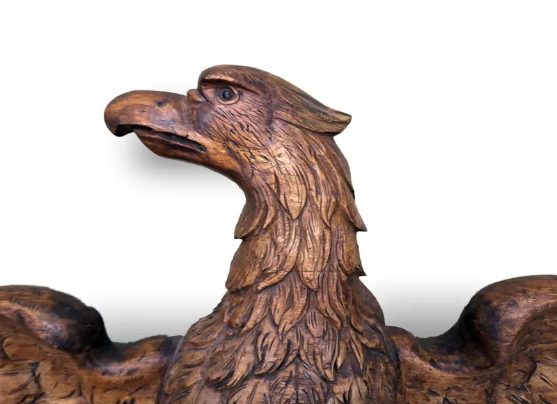 Pamono German Artist, Eagle, 1800s, Wood> Classical